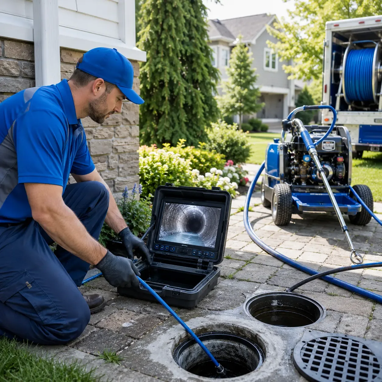 Outdoor drain cleaning professionals serving Newton Falls, NY